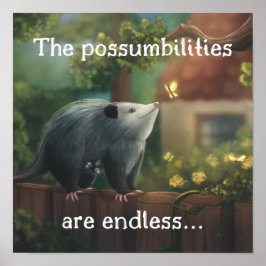 De mogelijkheden zijn eindeloos... Opossum Poster