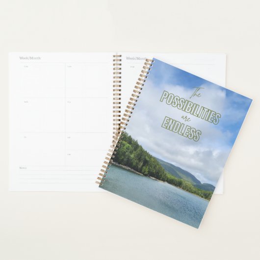 De mogelijkheden zijn eindeloos planner (Display)