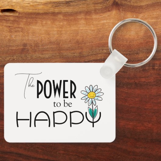 DE MOGELIJKHEID OM HAPPY (TPTBH)-SLEUTELHANGER TE SLEUTELHANGER (Voorkant)