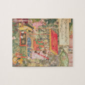 De Mogul Emperor Babur ontvangt de gezanten Oezbee Legpuzzel (Horizontaal)