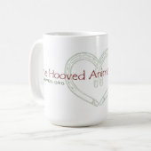 De Mok "Hoefijzer hart" van het gehakte dier (Voorkant links)