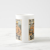 De mok 'Ik ben te sexy voor de site' (Voorkant)