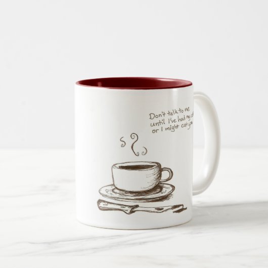 De Mok "Ik snijd je voor koffie" (Voorkant rechts)