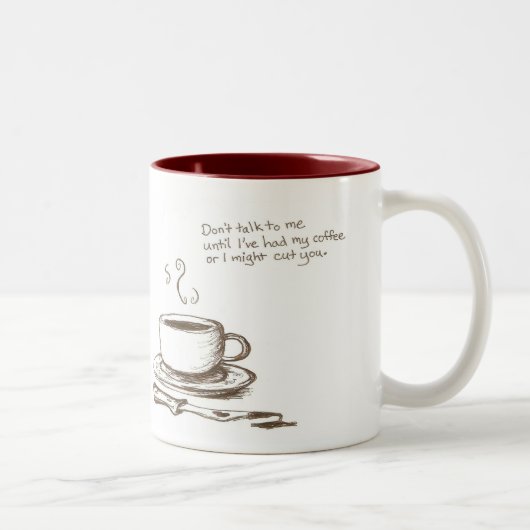 De Mok "Ik snijd je voor koffie" (Rechts)