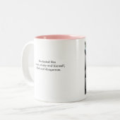 De mok Monet Murders (met citaat) (Voorkant links)