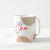 De Mok Naam Rainbow Color Coffee-kleurenkoffie aan (Voorkant rechts)