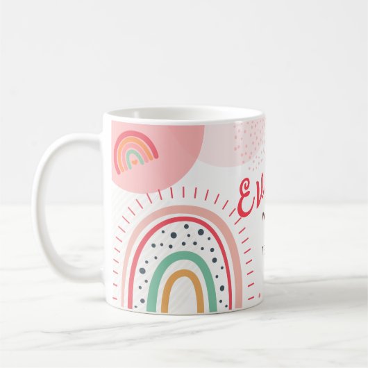 De Mok Naam Rainbow Color Coffee-kleurenkoffie aan (Links)