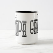 "DE" Mok-opa Tweekleurige Koffiemok (Center)