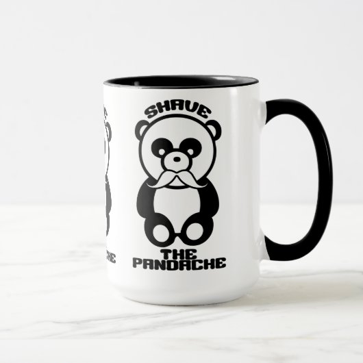 De mok Pandache - kies stijl en kleur (Rechts)