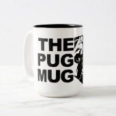 De Mok Pug - Cute Coffee Mok (Voorkant links)