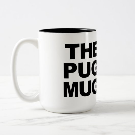 De Mok Pug - Cute Coffee Mok (Links)