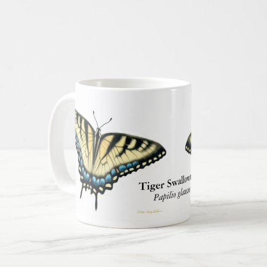 De Mok Tiger Swallowtail Butterfly (Voorkant links)