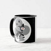 De Mok Twinkle Dears Black en White (Voorkant links)