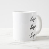 De Mok van China van het Been van de Typografie (Voorkant rechts)