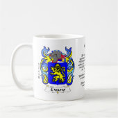 De mok van CREST van de Familie van Evans (Links)