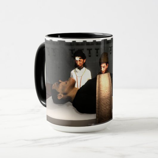 De Mok van de arts, de monster en Fritz (Voorkant links)