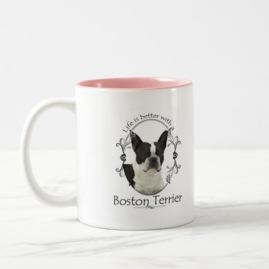 De Mok van de betere Boston Terrier (Links)