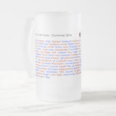 De Mok van de Bier van de Vraag van het Broodje va (Voorkant links)