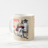 De mok van de brandweer (Voorkant links)