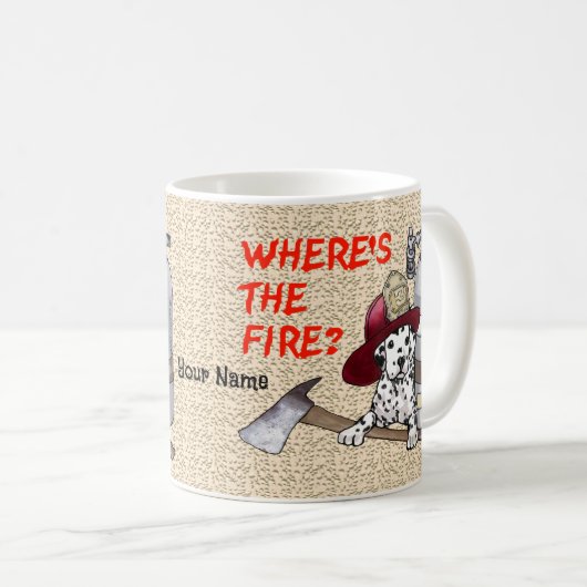 De mok van de brandweer (Voorkant rechts)