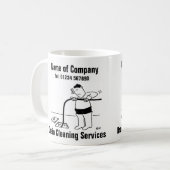 De Mok van de Cartoon van de Reinigingsdiensten va (Voorkant links)