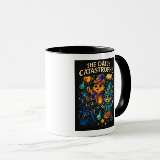 De Mok van de Cat Wizard: The Daily Catastrophe (Voorkant rechts)