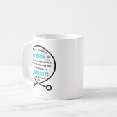 De Mok van de chirurg. Deze Mok behoort tot een ch (Voorkant links)