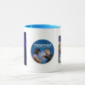 de mok van de collage morph van obamas (Midden)