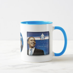 de mok van de collage morph van obamas