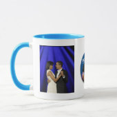 de mok van de collage morph van obamas (Links)