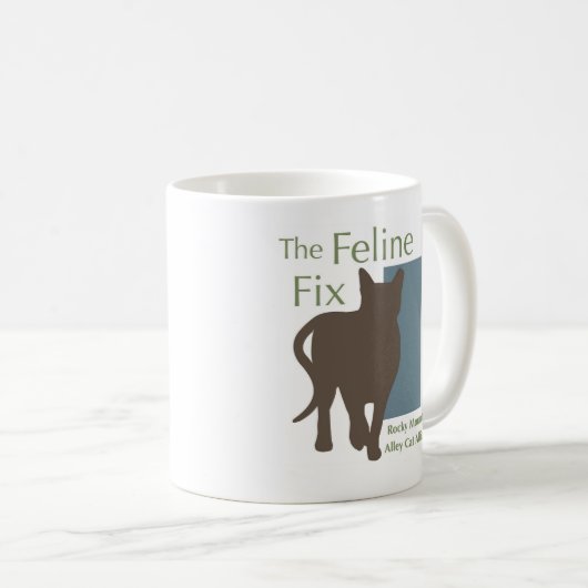 De Mok van de Feline Fix-Logo (Voorkant rechts)