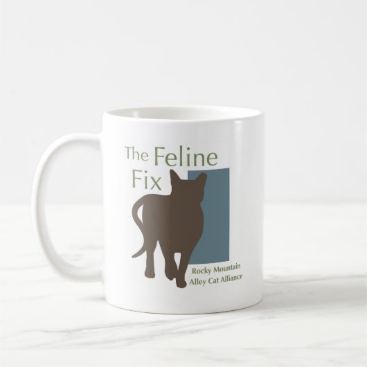 De Mok van de Feline Fix-Logo (Links)