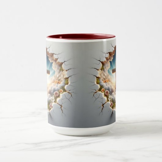 De Mok van de gebarsten muur (Midden)