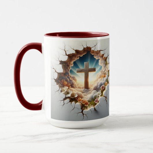 De Mok van de gebarsten muur (Links)