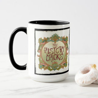 De mok van de Geschiedenis Chicks Podcast Art