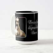 De Mok van de het liefhebben van Pet Pitbull (Voorkant links)