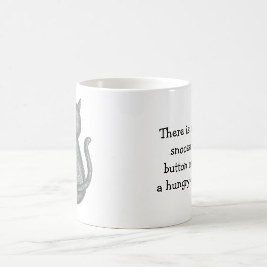 De Mok van de Kat van de Button van het Snoze - Or (Center)