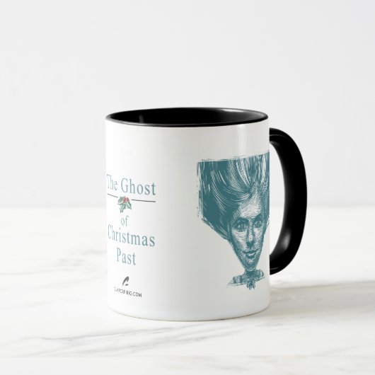 De Mok van de kerstcadeautjes in het verleden (Voorkant rechts)