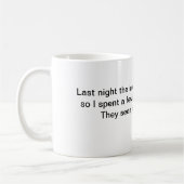 De mok van de koffie gisteravond is het internet g (Links)