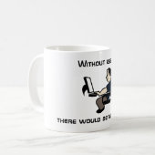 De Mok van de Koffie van de Fout van de gebruiker, (Voorkant links)