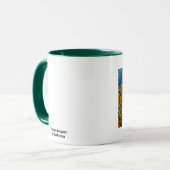 De Mok van de Koffie van de Verrukkingen van (Voorkant links)