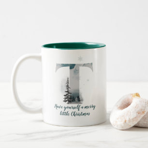 De Mok van de Koffie van het Alfabet van de Brief