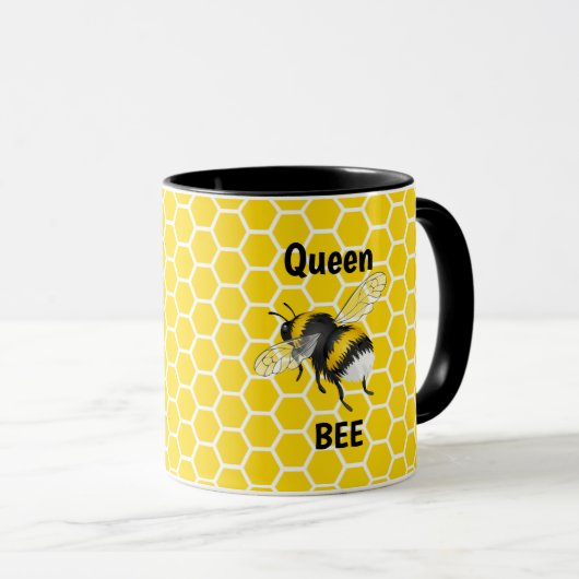 De Mok van de koningin Bee Honeycomb van tweetone  (Voorkant rechts)