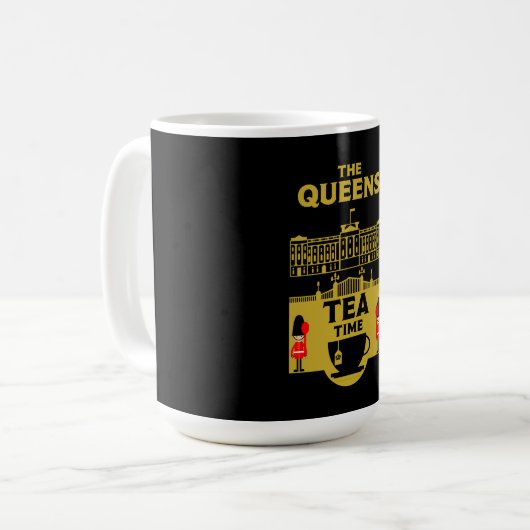 De Mok van de koningin Queens Tea (Voorkant links)
