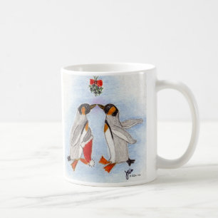 De mok van de Kus van de pinguïn