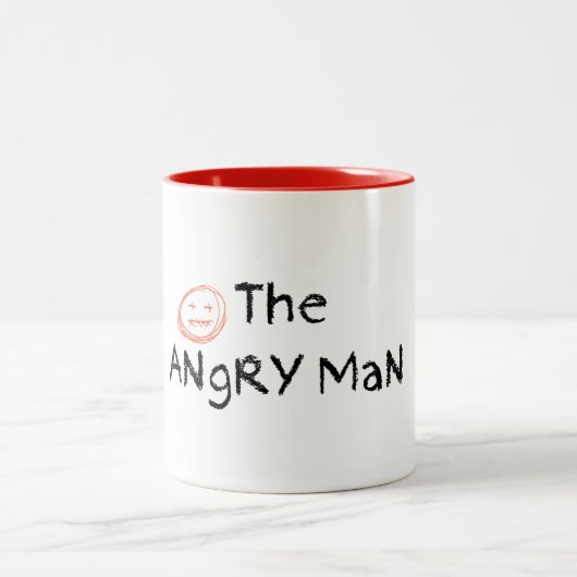 De Mok van de Logo van de Angry Man (Center)