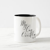 De Mok van de manuscripten Psalm 23:5 "Mijn beker  (Voorkant rechts)