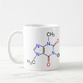 De Mok van de Molecule van de cafeïne (Links)