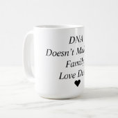 De mok van de ouderstap van de stap kind gift (Voorkant links)