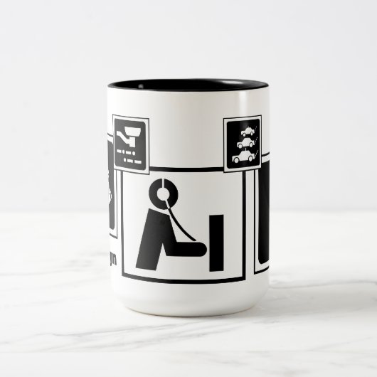 De Mok van de Pictogrammen van de Ham past het Tek (Center)